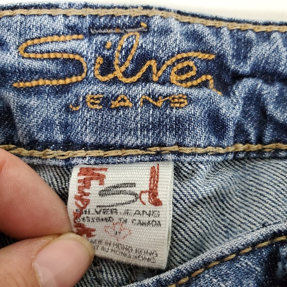 Silver Santorini cropped jeans Size 31 - Picture 5 of 10